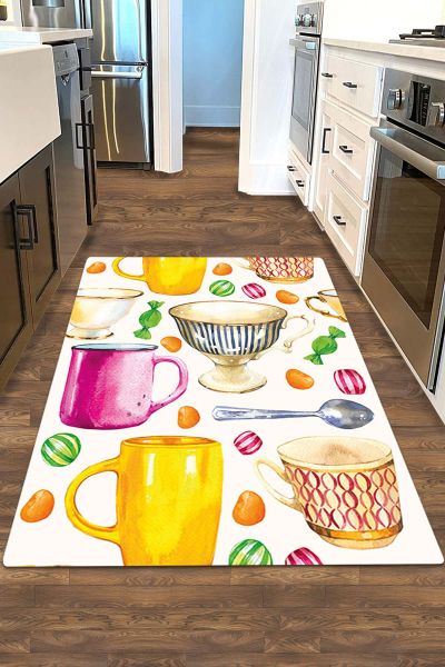 Birkilim Yıkanabilir Dekoratif Halı İpeksi Kaymaz Taban | MLN-IP-HM-562