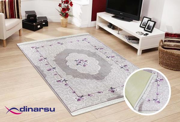 Dinarsu Yıkanabilen Halı | Sunshine Violetta | Mor