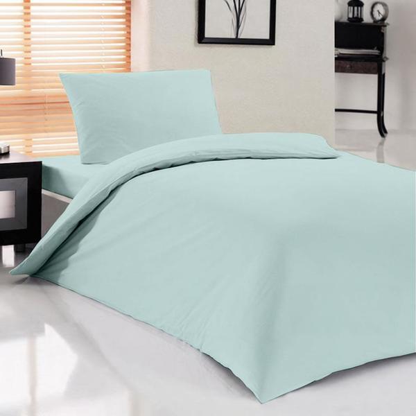 Ensemble housse de couette simple Pure Menthe