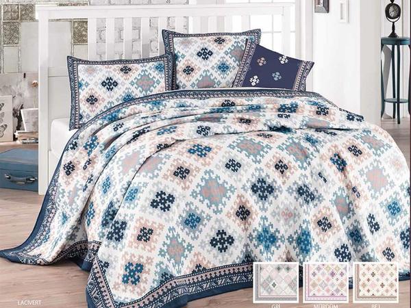 Brillant Ethnic Çift Kişilik Yatak Örtüsü Takımı 2 Renk