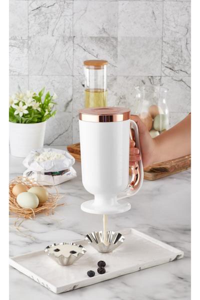Vip Ahmet Lüks Hamur Dağıtıcı | 950ml | Beyaz & Bakır | VIPAHMET-VP-133