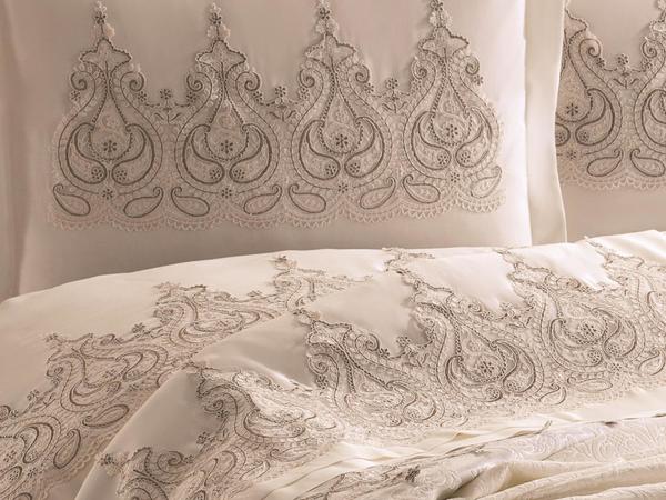 Fransız Dantelli Elegant Gelin Seti 7 Parça