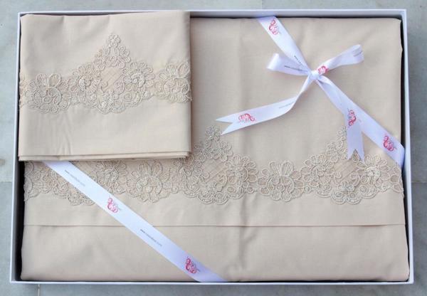 Französisches Guipure Servella Bettbezug-Set