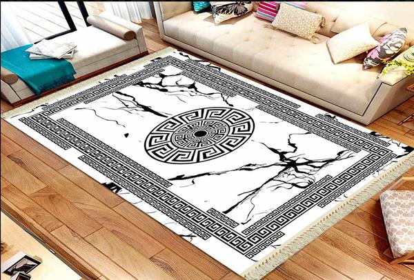 Roland 5'li Yıkanabilir Halı Seti | Beyaz | roland-3189-white