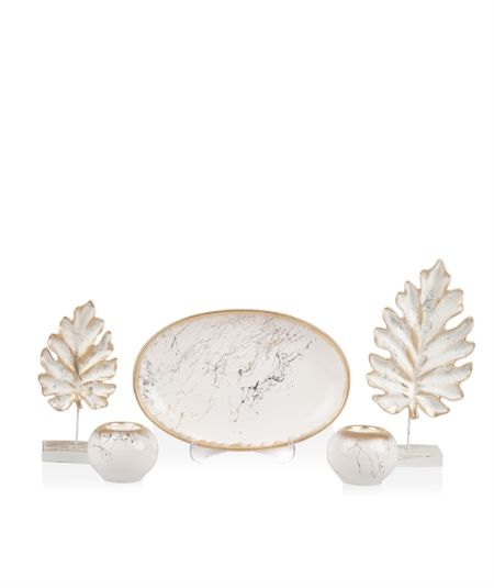 Acr 816 Mermer Desen Yaprak Set