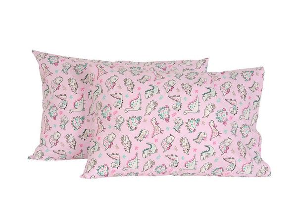 Dinosaurs 2-Piece Pillowcase Powder