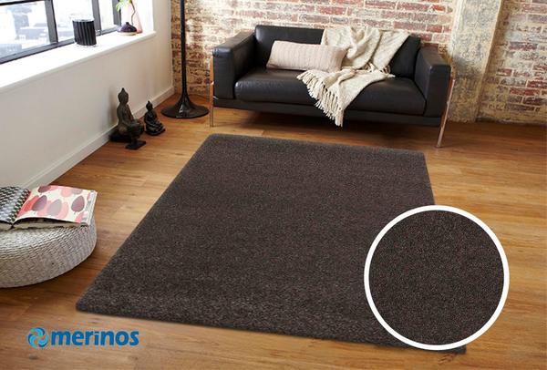 Merinos Shaggy Plus Halı | Kahverengi | 964-Braun