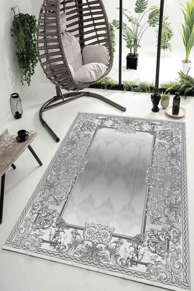 Birkilim Yıkanabilir Dekoratif Halı İpeksi Kaymaz Taban | MLN-IP-HK-085