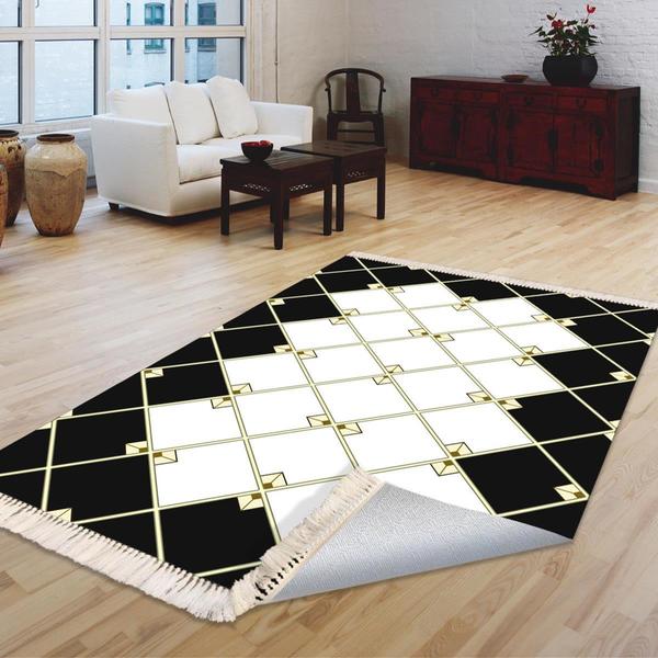 Milano Yıkanabilir Dekoratif Halı Kaymaz Taban | 8mm | MLN-HS522-1