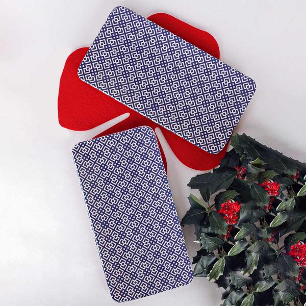 Blaue Kajakplatte 33 cm 2 Stück - 17925 | Keramika