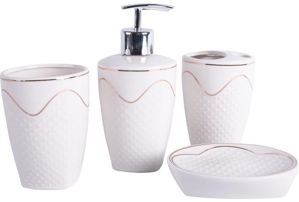 Dekonaz Banyo Set 4 Parça | Altın 