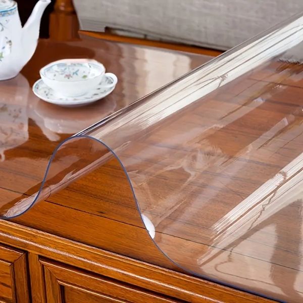 PVC Tischdecke Transparent - Geruchlose Tischfolie als langlebiger Tischschutz