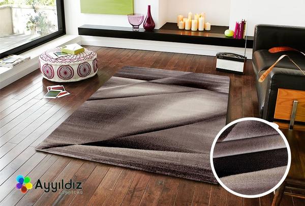 Ayyıldız Miami Halı 100% PP Heatset 12mm 2300gr | Kahverengi | 6590BRAUN