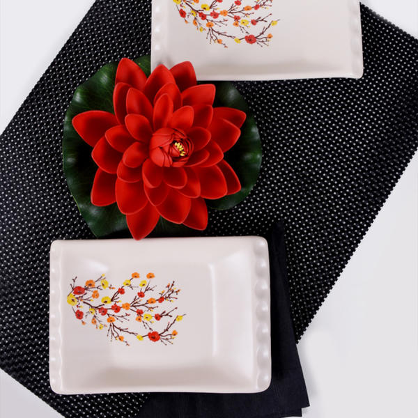 Herbst Tomurcuk Selen Kajak Teller 18 cm 2 Stück | Keramika