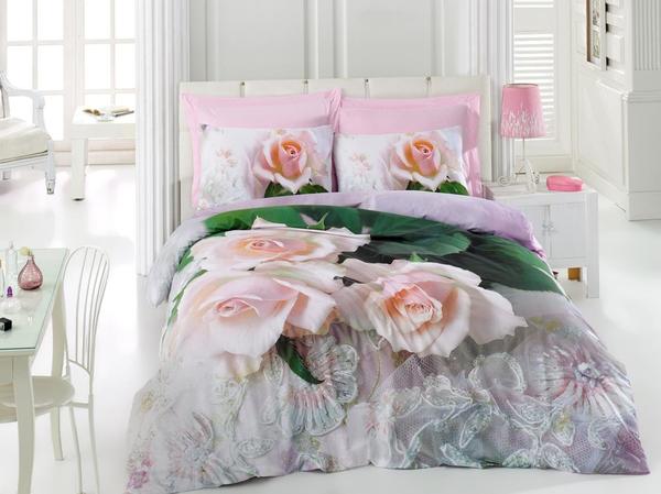 Cotton Box Ranforce 3D Life Serisi Nevresim Takımı Çift Kişilik Anna | 6205