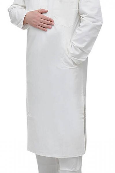 ثوب العمرة والحج بدلة أفغانية - أبيض - 1178