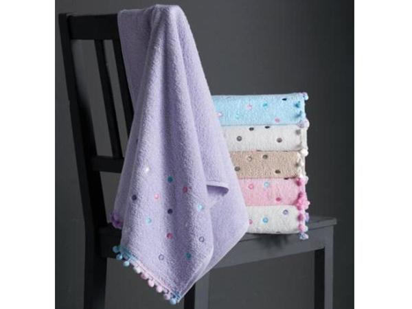 Batik Bukle Ponponlu 6 'lı El Yüz Havlu Seti