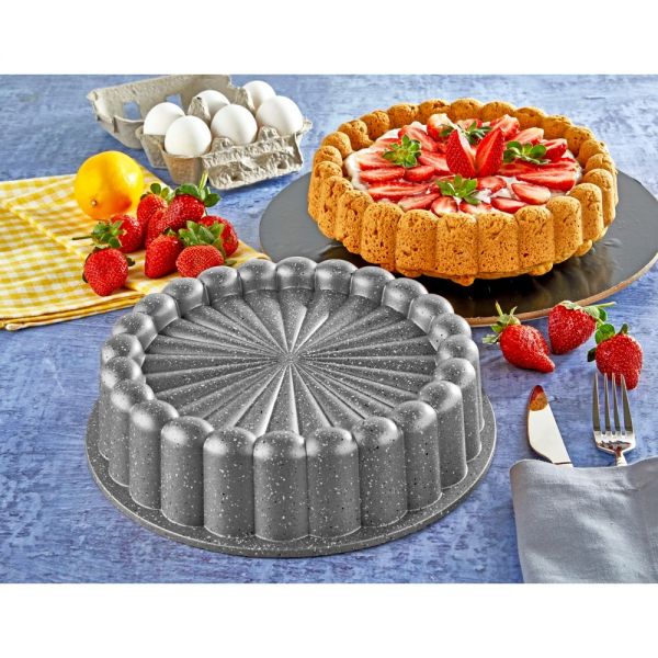 Sahra Granit Gri Turta Kek Kalıbı