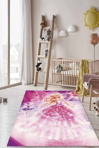 Birkilim Yıkanabilir İpeksi Kaymaz Taban Çocuk Odası Halısı | MLN-IP-HT-1169