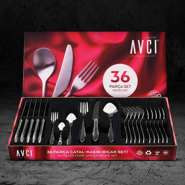 Platin 36 Parça Çatal Kaşık Bıçak Takımı