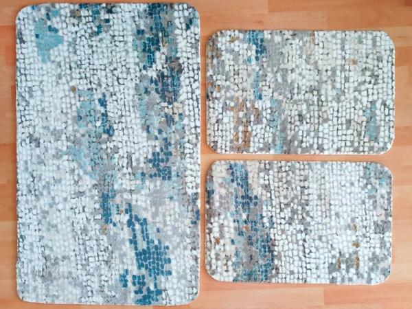 Elegance Triple Toilet Set Pebble Mint