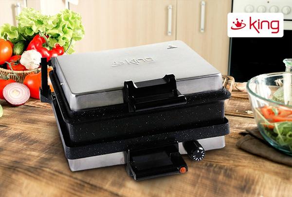 King Elektrikli Izgara | Gümüş | 2000W | 40666-G