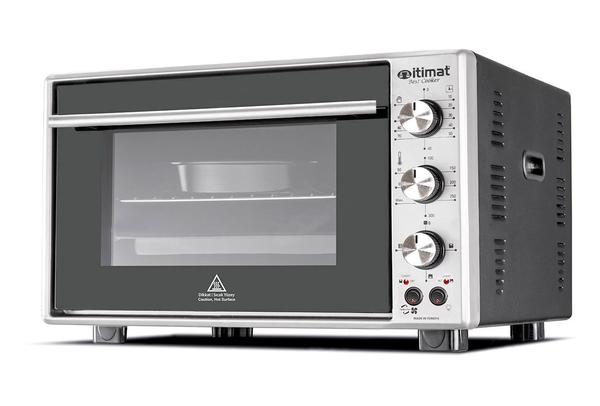 İtimat Turbo Fanlı Çift Camlı Fırın | 60 Litre | Siyah