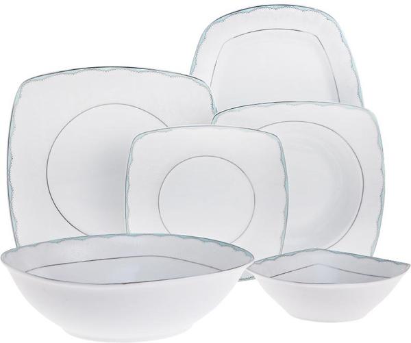 Duygu Filiz 26 Parça Porselen Yemek Takımı | 6 Kişilik