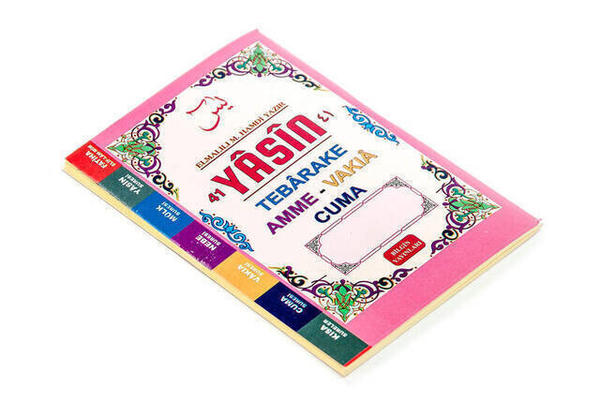 Livre économique 41 Yasin - Format de poche - Couleur rose - Distribution de coeur - Cadeau Mevlid