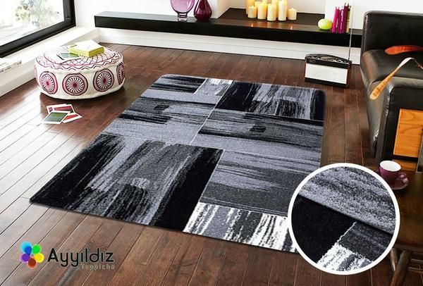 Ayyıldız Lima Halı 100% PP Frise 13mm 2800gr | Gri | 350Grey