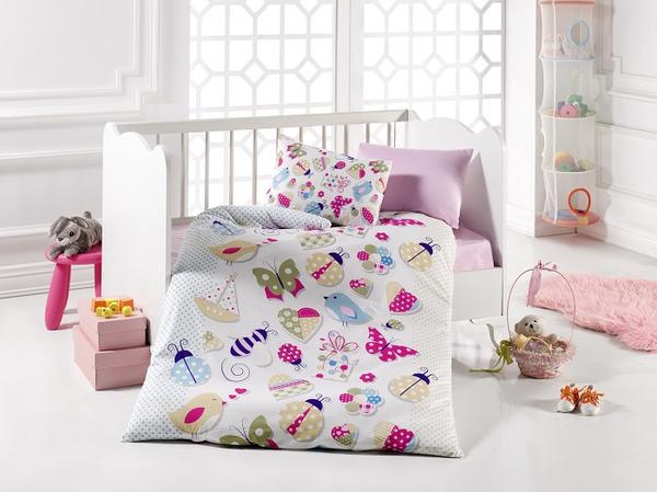 Minteks Bebe Nevresim Takımı - Butterfly