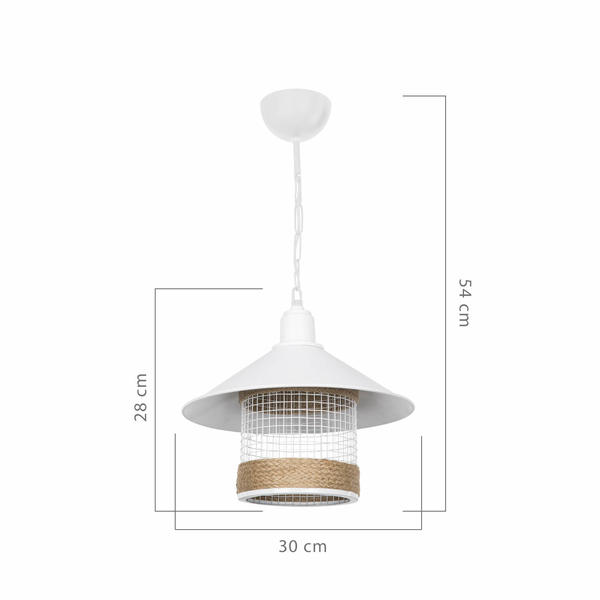 Nil Pendelleuchte Weiß