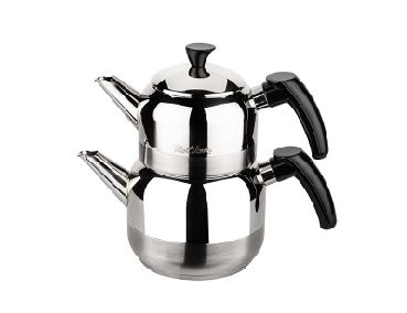 004-01-SCHWARZ ATHENA MEDIUM EDELSTAHL-TEESET 1100/1900ML