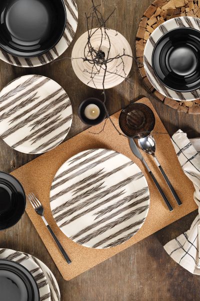 Kütahya Porselen Nanoceram 24 Parça Yemek Seti 89074