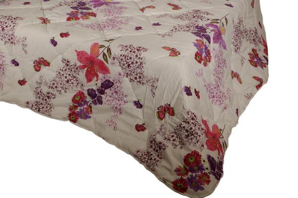 Ekvator Butterfly Garden Lüks Çift Kişilik Yorgan | Beyaz | ED-7032