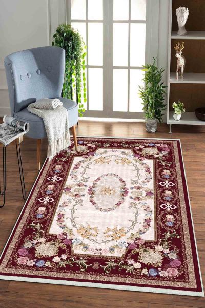 Birkilim Yıkanabilir Dekoratif Halı İpeksi Kaymaz Taban | MLN-IP-HK-098