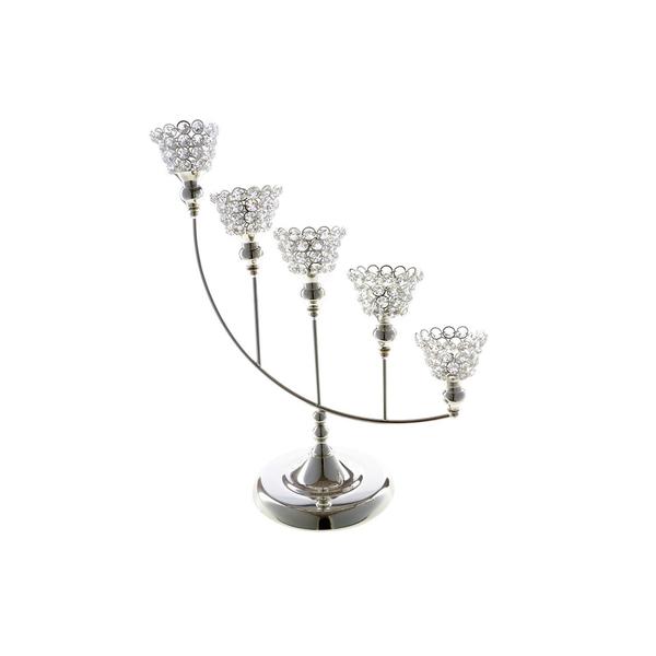 Çınar Modern Dekoratif Şamdan | Gümüş | 4013000010