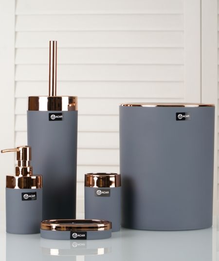 5Li Akrilik Banyo Seti - Bronz