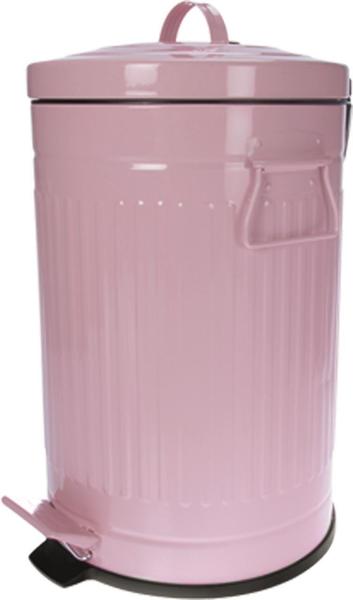 Schäfer Tretabfalleimer Metall 3L Rosa | 71143-1