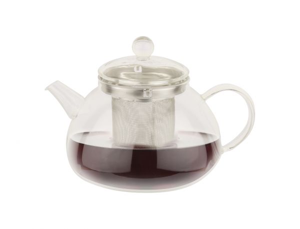 Tantitoni | Borasilikat Cam Kapaklı Demlik 980 ml