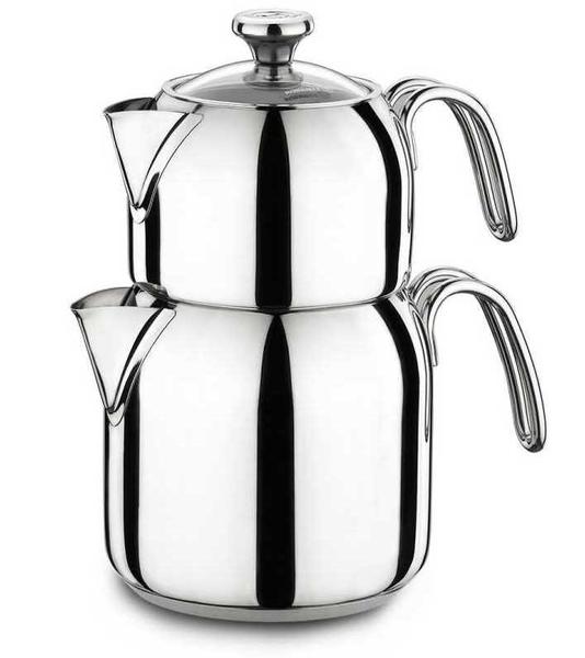 Korkmaz Alia Çaydanlık Takımı | Paslanmaz Çelik | A047