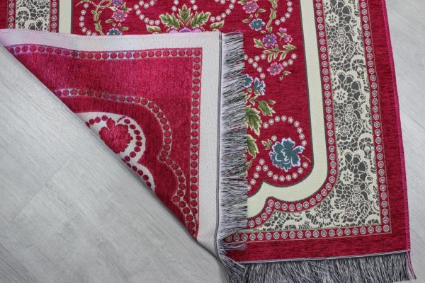 Tapis de prière tissé Dowry of Mira Prune