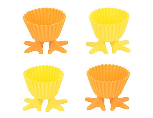 012-01-4 teilige Mini-Silikon-Kuchenform mit Füßen