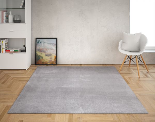 Dinarsu | Loft Yıkanabilir Halı | Gri | 37-95-Grey