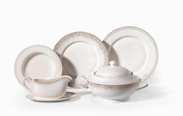 Korkmaz Elite Collection Yemek Takımı | 80 Parça | 12 Kişilik | Yuvarlak | A8156