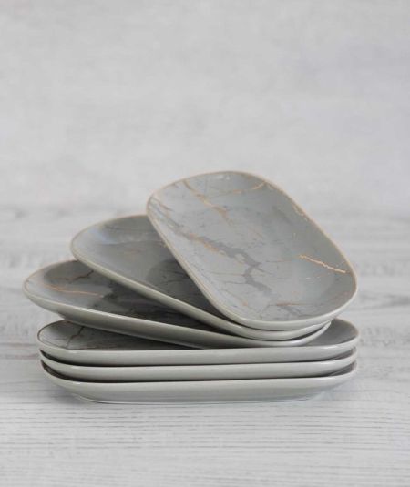 Porselen Kayik Tabak