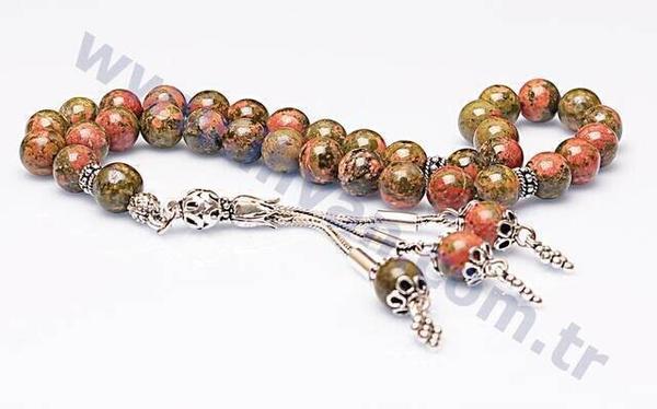 Unakit Stone Rosary (925 AYAR SILVER)