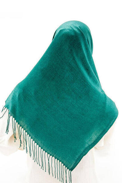 Pamuklu Paşmina Şal A. Yeşil