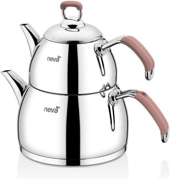 Neva Begonya Paslanmaz Çelik Maxi Çaydanlık 3,2 L | İndüksiyon | Pembe | N2540