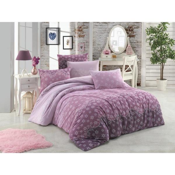 Ensemble de housse de couette double Zambak-Home-6650-02